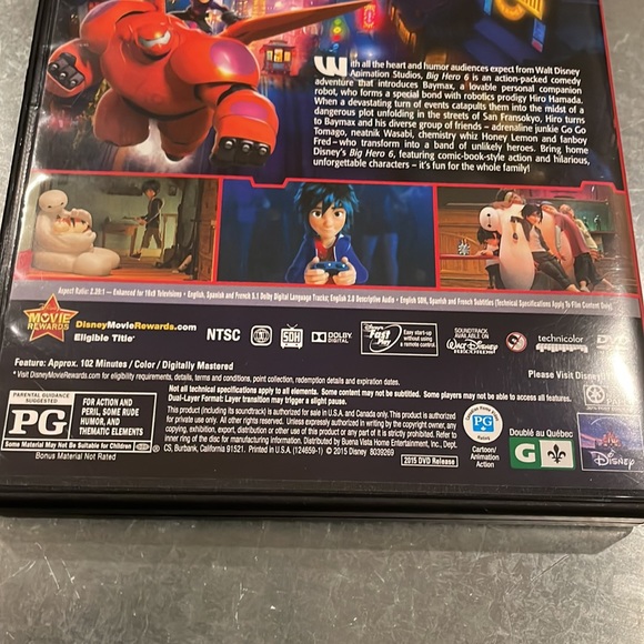 Disney Big Hero 6 DVD - Picture 11 of 11